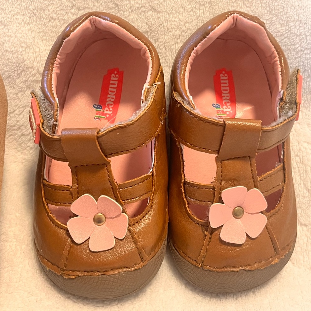 Andrea Baby Girl Shoes Size #5 1/2 Used